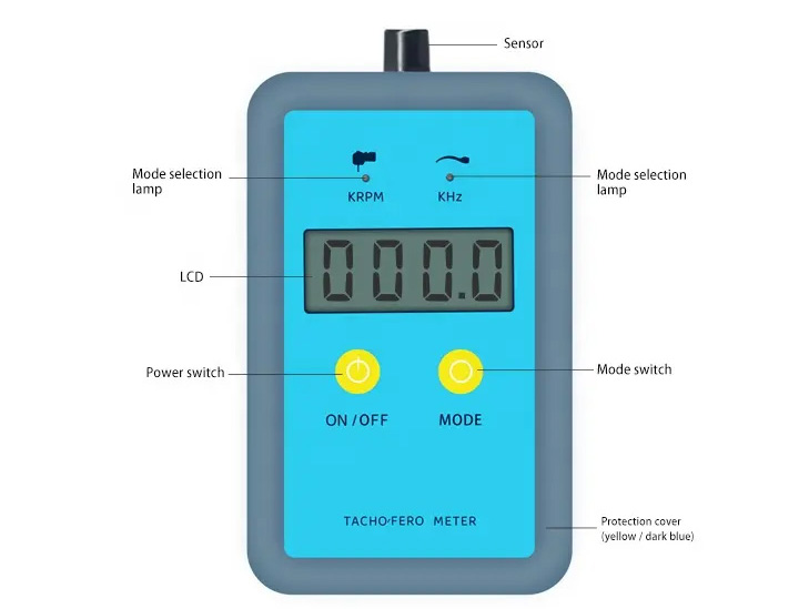 Dental Handpiece Tachometer and Ultrasonic Scalers Frequency Meter